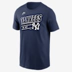 NIKE / ナイキ NEW YORK YANKKES 1903 LOGO T-SHIRT XL NAVY New York Yankees Logo Men's Nike MLB T-Shirt. Nike.com